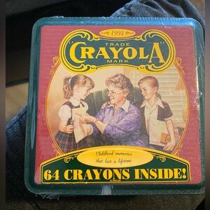 Crayola Vintage 1994 Sealed limited edition tin 64 pack of crayons